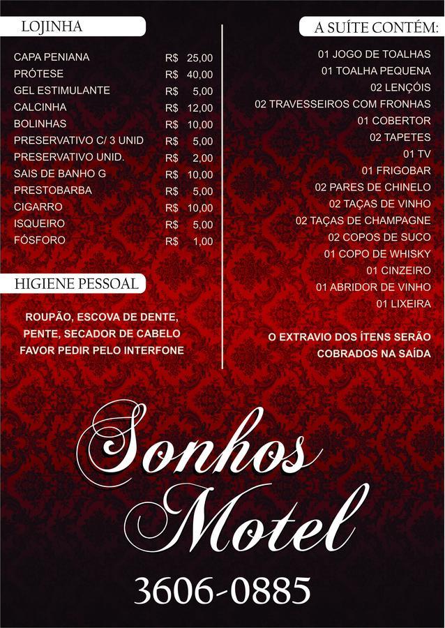 Sonhos Motel (Adults Only) Коломбо Екстериор снимка